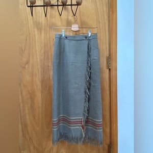 Vintage Ralph Lauren wool wrap skirt